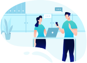 Fast automated order delivery icon